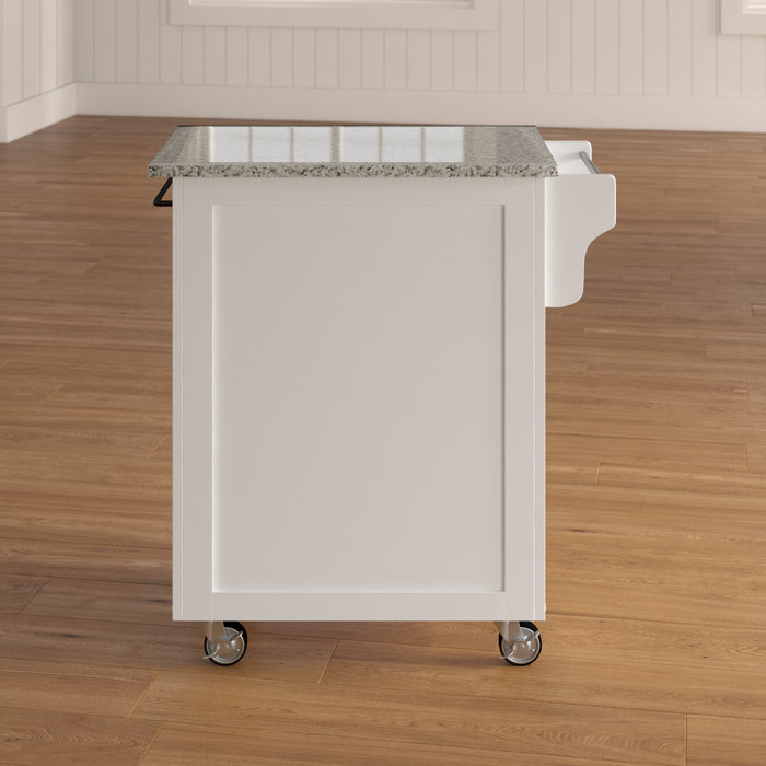 Red Barrel Studio® Savorey Granite Kitchen Cart & Reviews Wayfair